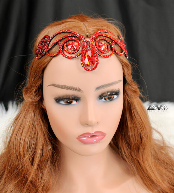 Dainty Tiara (Gold, Red or Silver)